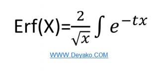 ERF ERROR Equation - دیاکو